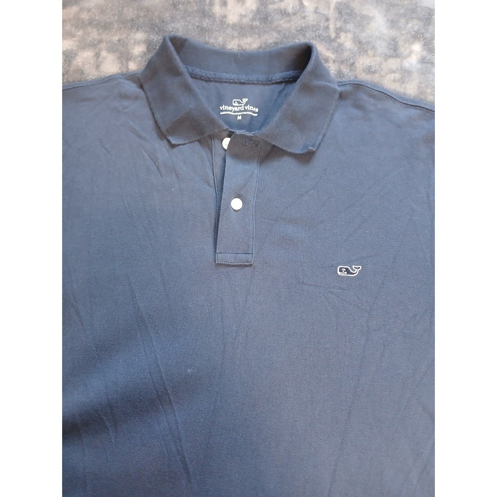 Vineyard Vines Men's Short Sleeve Polo Shirt  cootton-Spandex Blend Size MEDIUM - Picture 2 of 9